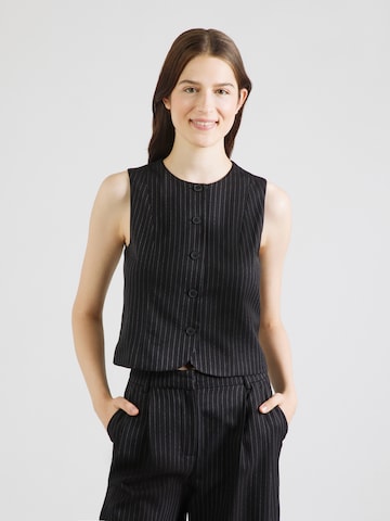ONLY Gilet 'ONLMALENA-REINA' in Zwart: voorkant