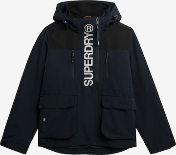 Superdry Performance Jacket in Blue: front