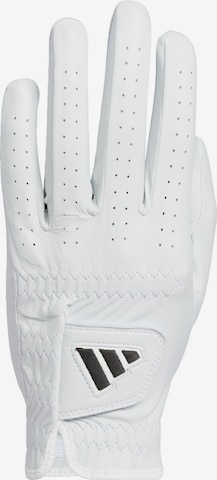 ADIDAS PERFORMANCE Athletic Gloves in White: front