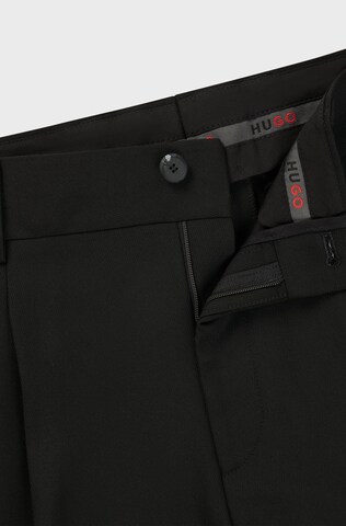 HUGO Slimfit Hose 'Flips251X' in Schwarz