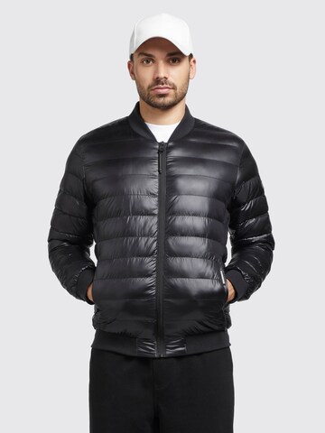 khujo Between-Season Jacket 'Toco' in Black: front