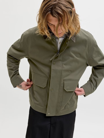 Veste mi-saison JACK & JONES en vert