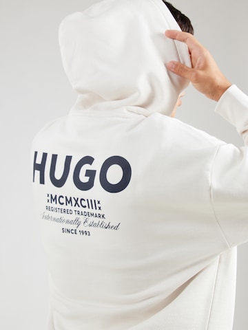 Sweat-shirt 'Nazardo' HUGO en blanc
