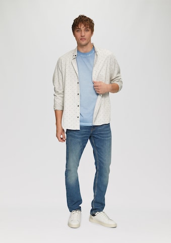 Coupe regular Chemise QS en beige