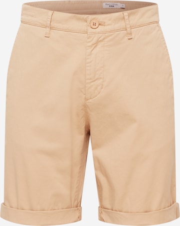 Coupe slim Pantalon chino Marc O'Polo DENIM en beige : devant