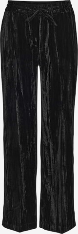 Wide Leg Pantalon 'Meta' OPUS en noir : devant