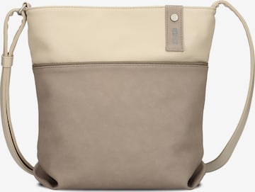 ZWEI Handtasche 'JANA J10' in Braun: Vorderseite