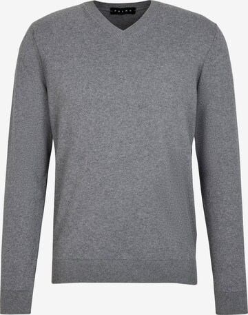 FALKE Pullover 'Cotton Knit' in Grau: Vorderseite