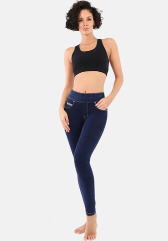 Freddy Skinny Jeggings in Blau