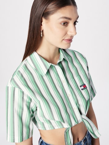 Tommy Jeans - Blusa en verde