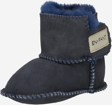 Bottes de neige 'Sheepskin Bootee' EN FANT en bleu : devant