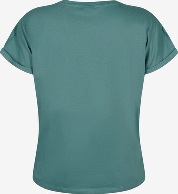 Zizzi T-Shirt 'Sofia' in Grün