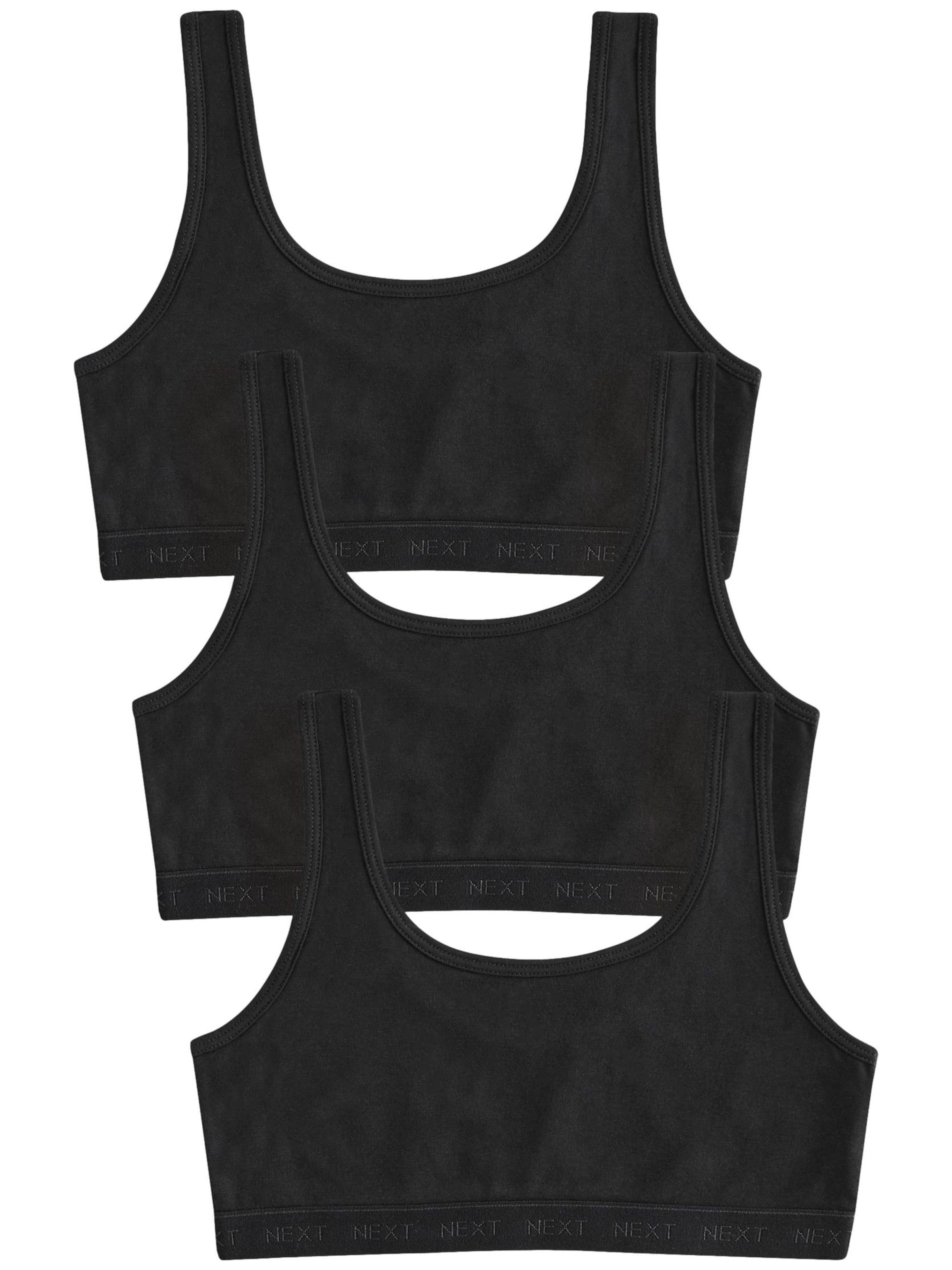 Next Bustier Modrček | črna barva: sprednja stran