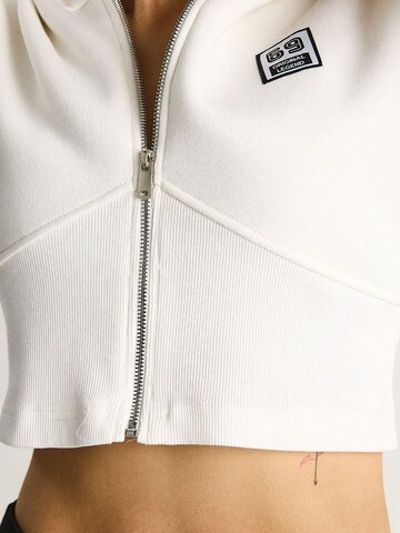 Bianco Lucci Sweat jacket in White