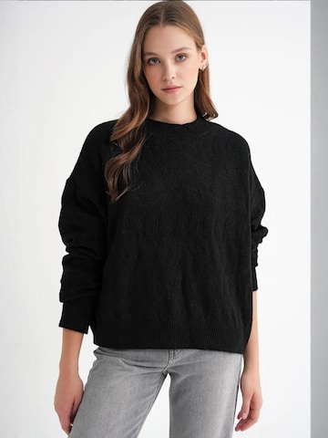 Pull-over 'Pullover' MixRay en noir : devant