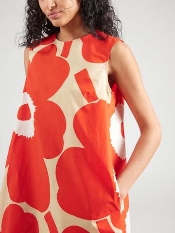 Marimekko Καλοκαιρινό φόρεμα 'PALATSI UNIKKO' σε κόκκινο