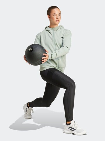 ADIDAS PERFORMANCE Sports sweat jacket 'Designed 4' in Green