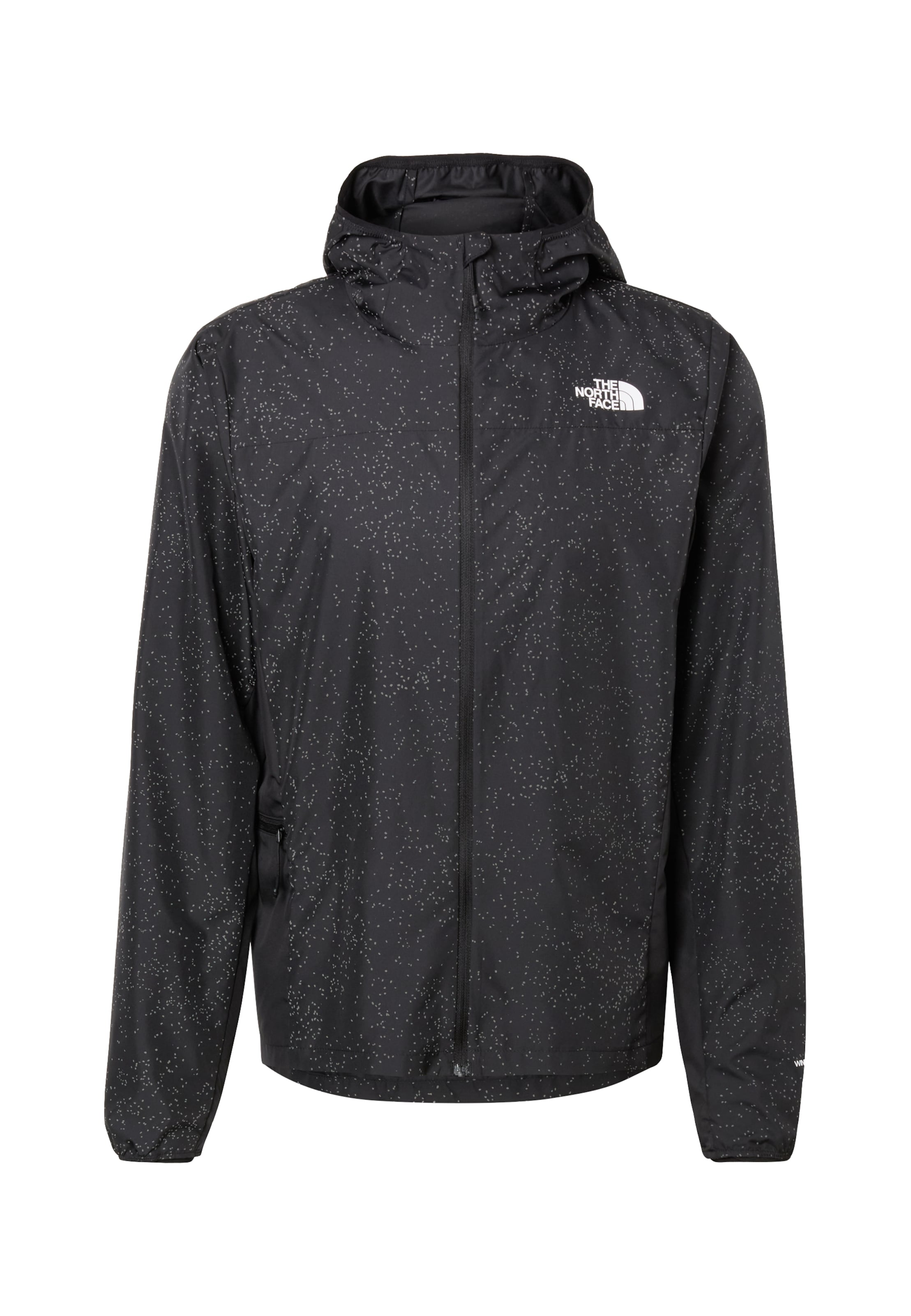 melns THE NORTH FACE Sporta jaka 'FONTANALES': no priekšpuses