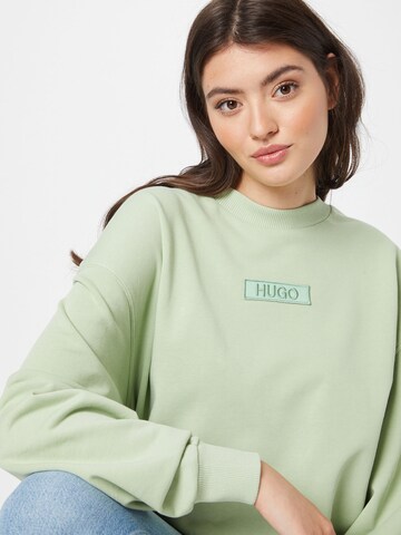 HUGO Red Sweatshirt 'Dashimara_1' in Green