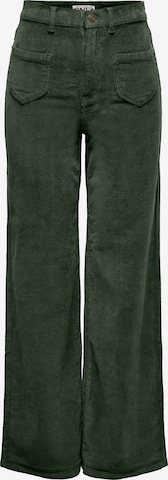 Pantalon 'ONLHope' ONLY en vert : devant