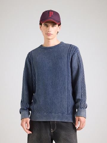 Iriedaily Pullover in Blau: Vorderseite