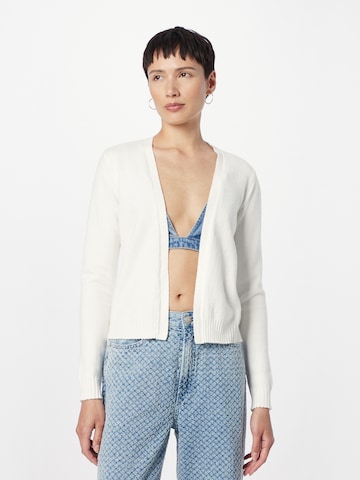 VILA Knit cardigan 'VIRil' in White: front