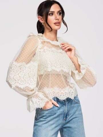 Ombre Blus i beige