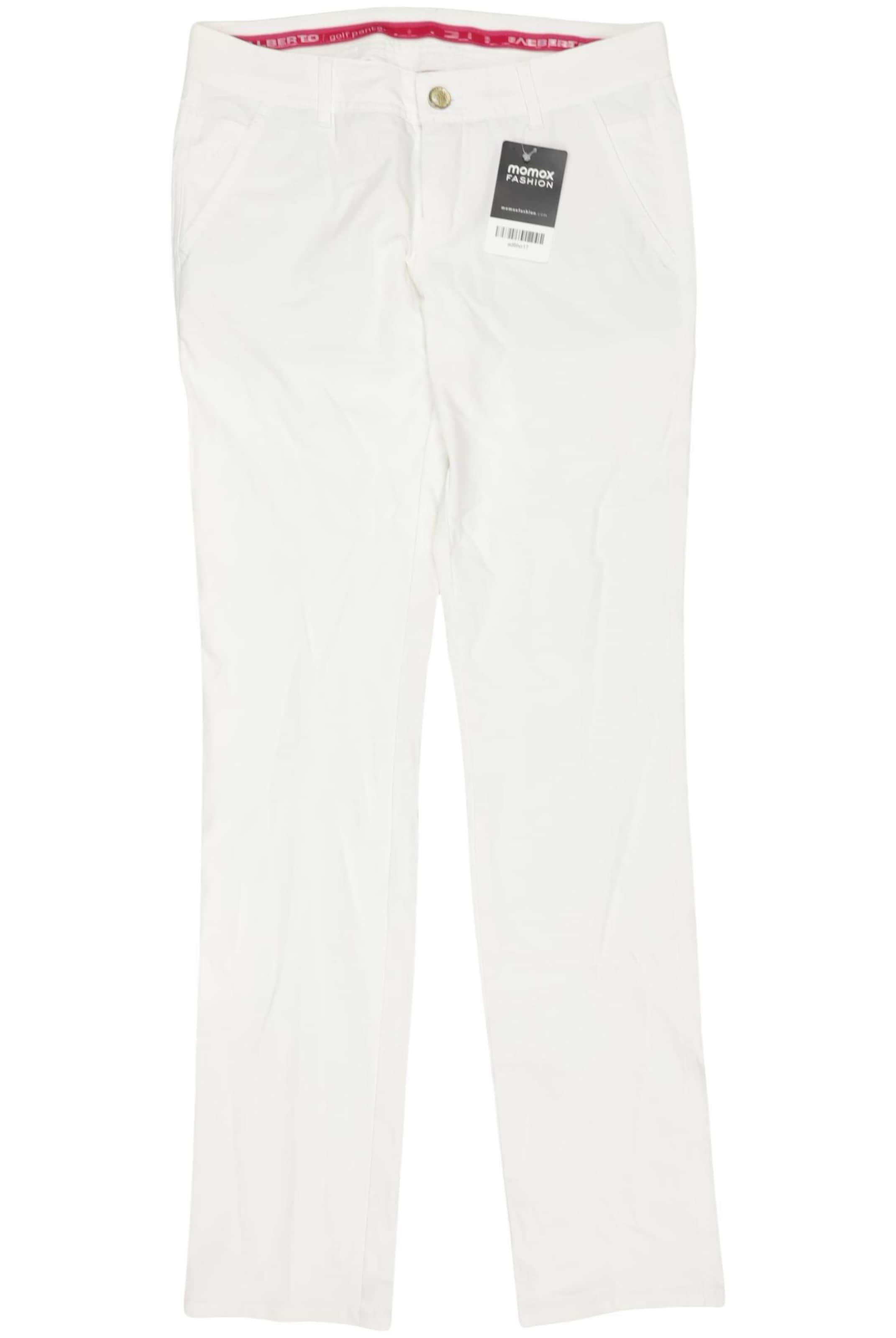 Alberto Pants in XS in White: front