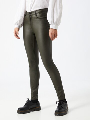 VILA Skinny Jeans 'Commit' in Green: front