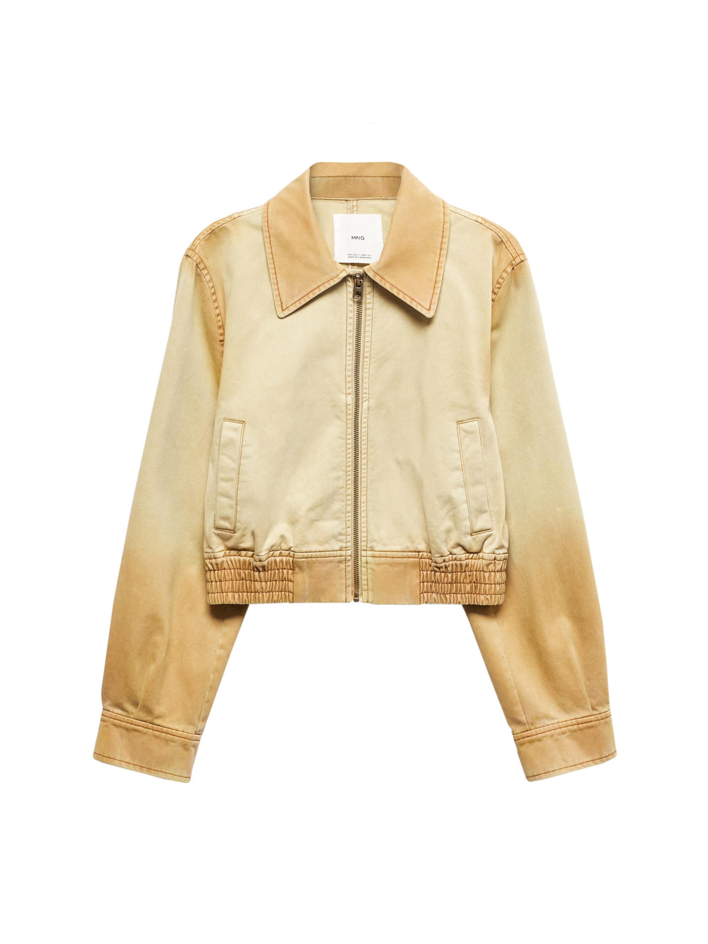 MANGO Kurtka przejściowa w kolorze brązowy: przód