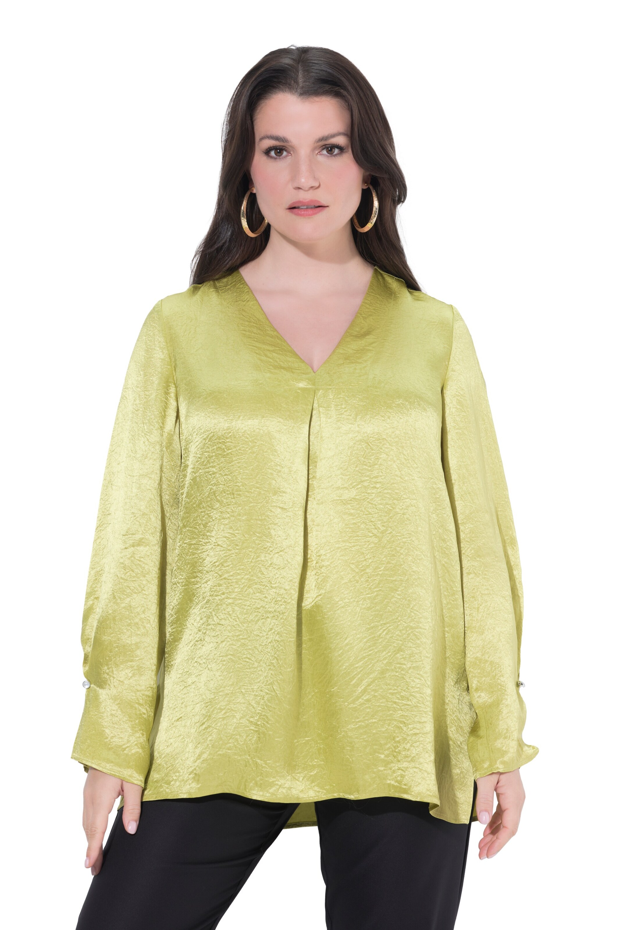 Ulla Popken Tunika in Grün: Vorderseite