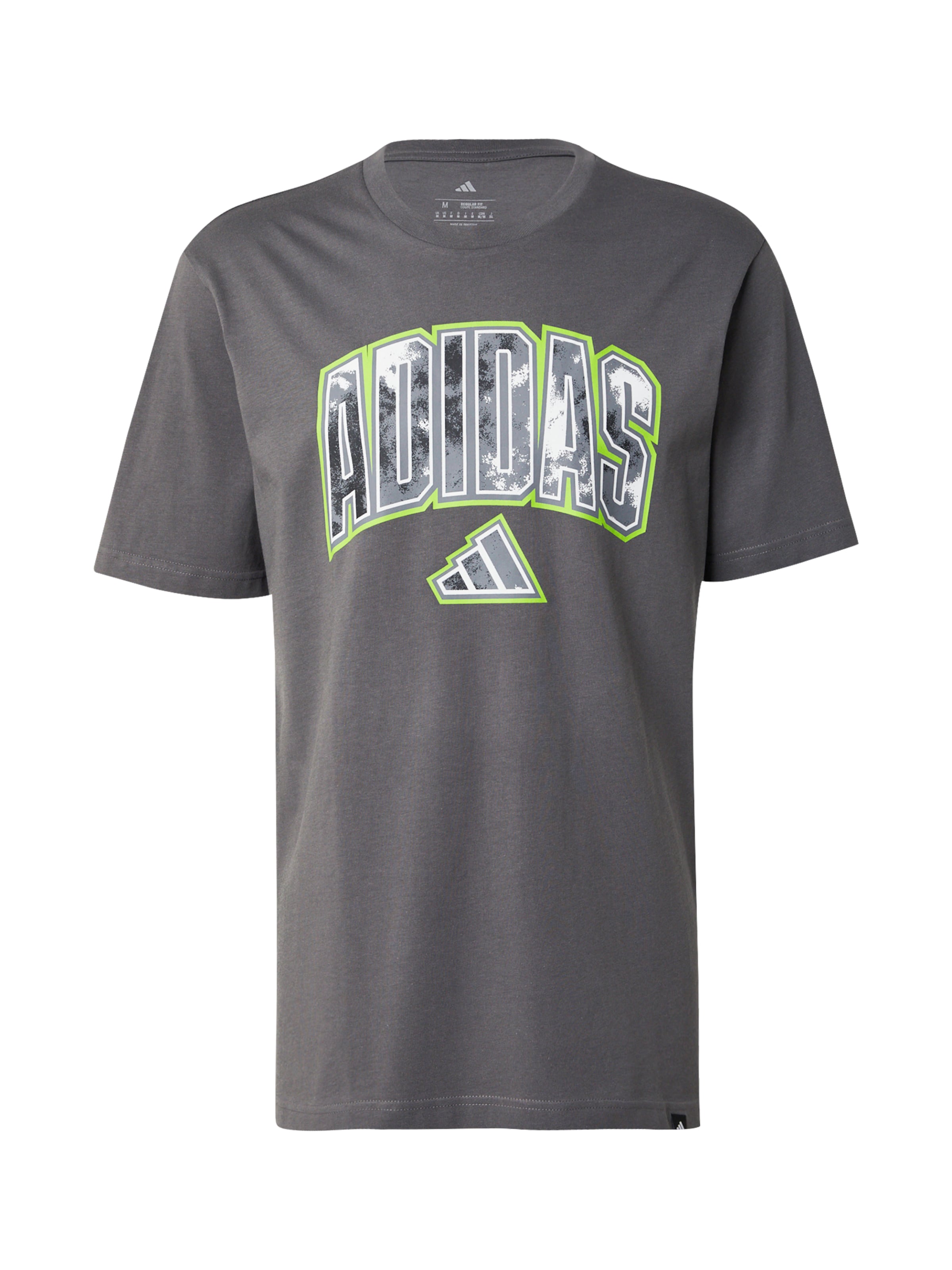 ADIDAS SPORTSWEAR Funktionsskjorte i opal / mørkegrå / neongrøn / hvid, Produktvisning