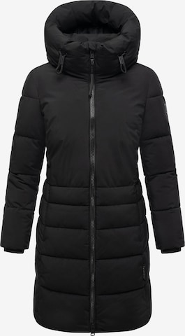 Cappotto invernale 'Mondnebel XIV' di NAVAHOO in nero: frontale