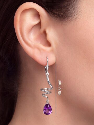 Jobo Earrings in Purple