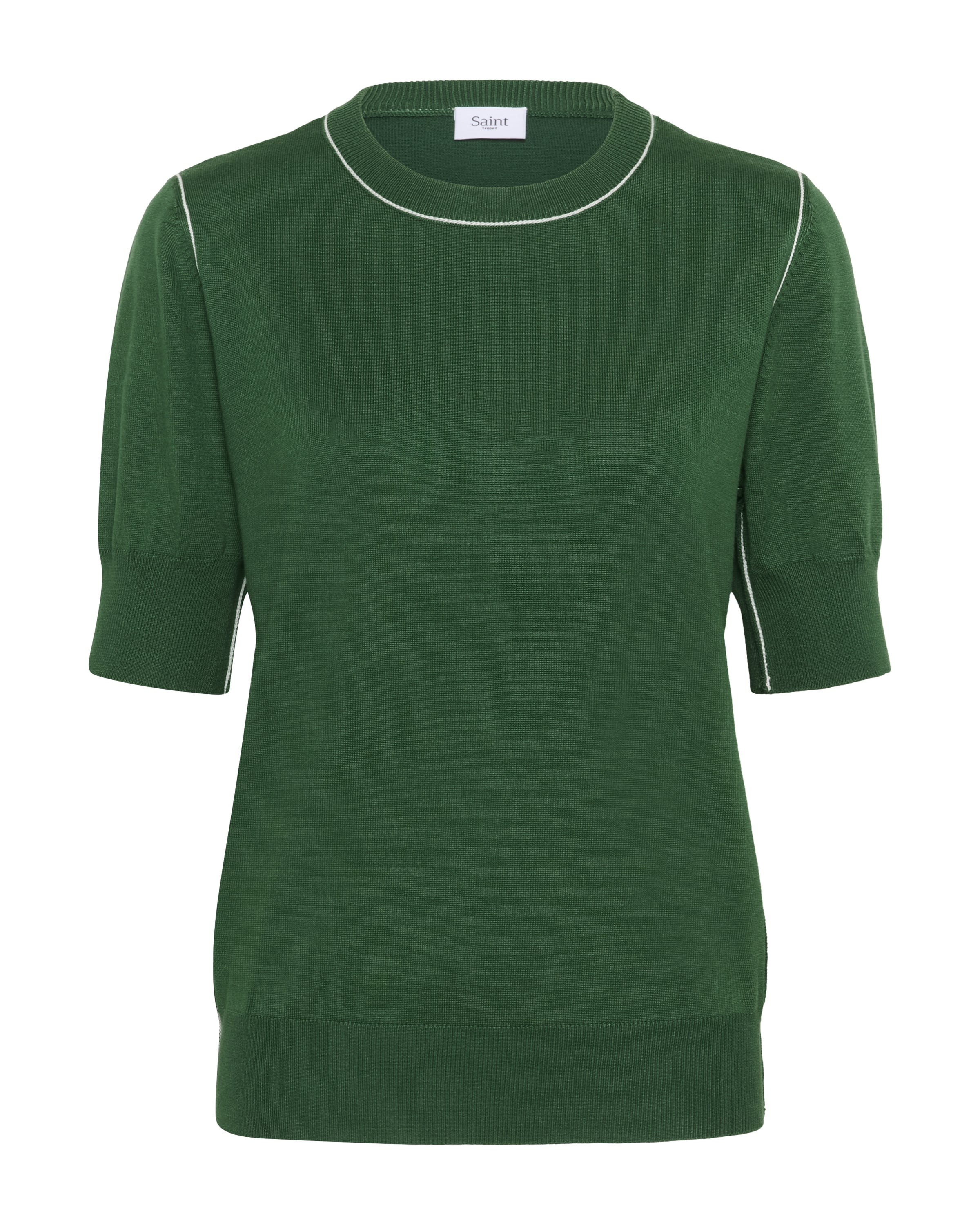 SAINT TROPEZ Sweater 'Milane' in Green: front