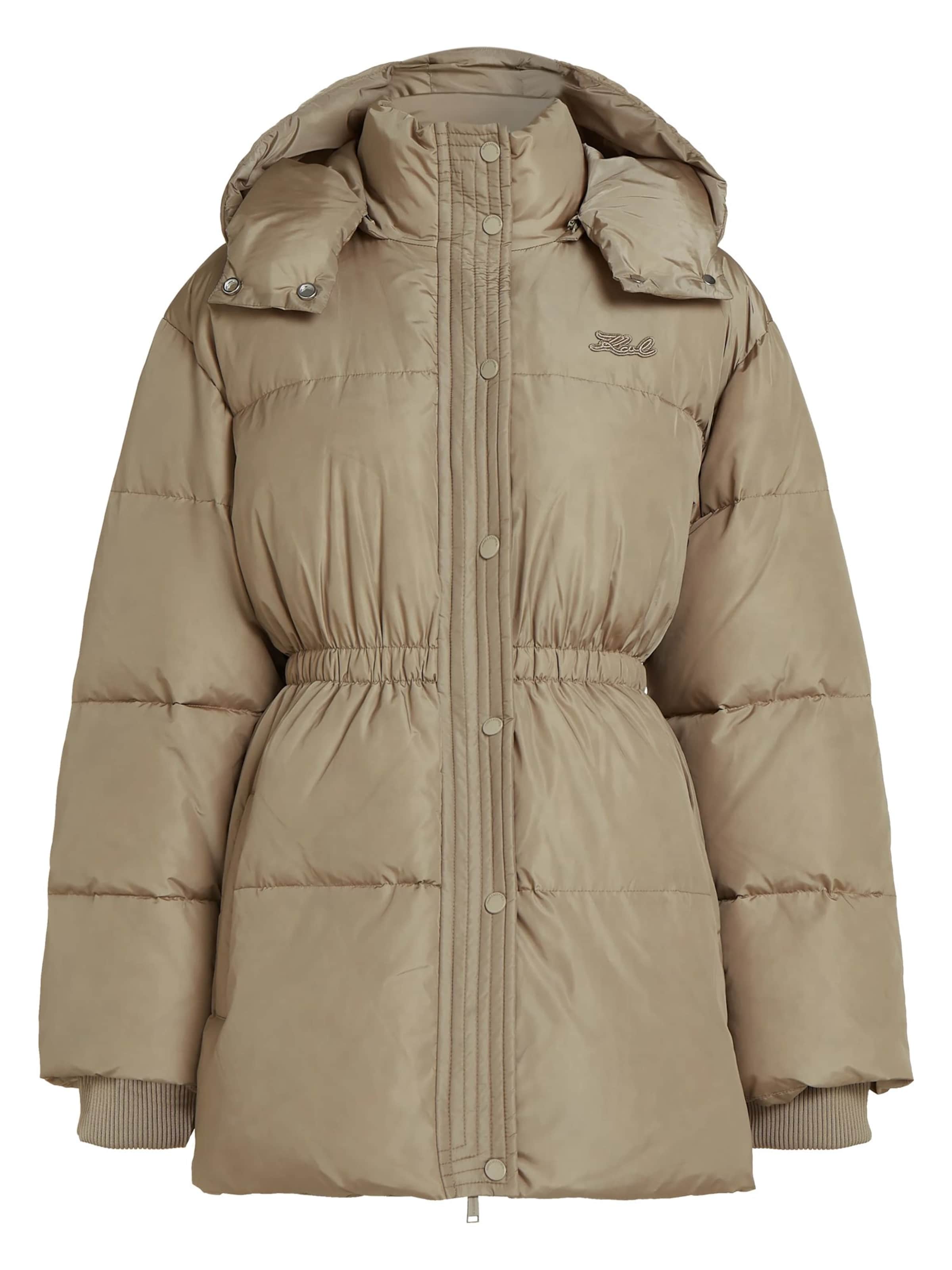 Karl Lagerfeld Mantel in Beige: Vorderseite
