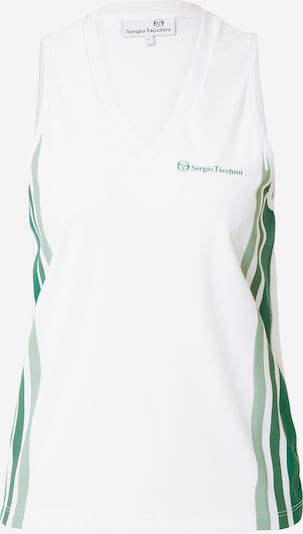 Sport top 'MONZA' Sergio Tacchini pe verde pastel / verde închis / alb, Vizualizare produs