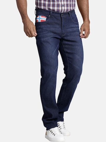 Jan Vanderstorm Jeans ' Lannie ' in Blauw: voorkant