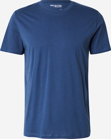 SELECTED Shirt 'SLHASPEN' in Blue: front