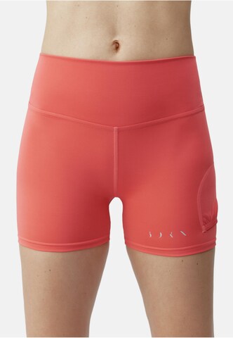 Skinny Pantalon de sport 'Retro' Born Living Yoga en orange