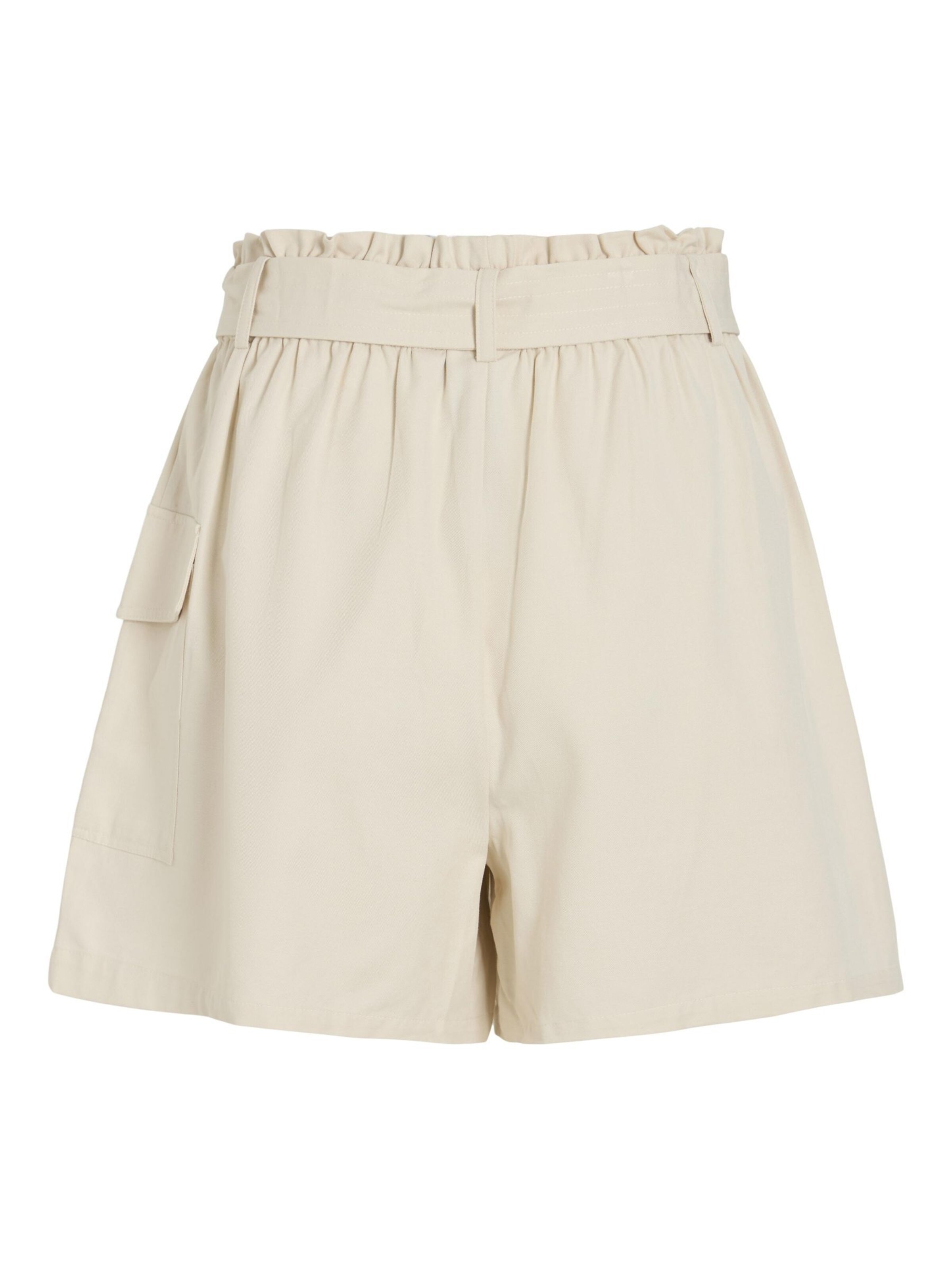 VILA - Loosefit Pantalón cargo en beige