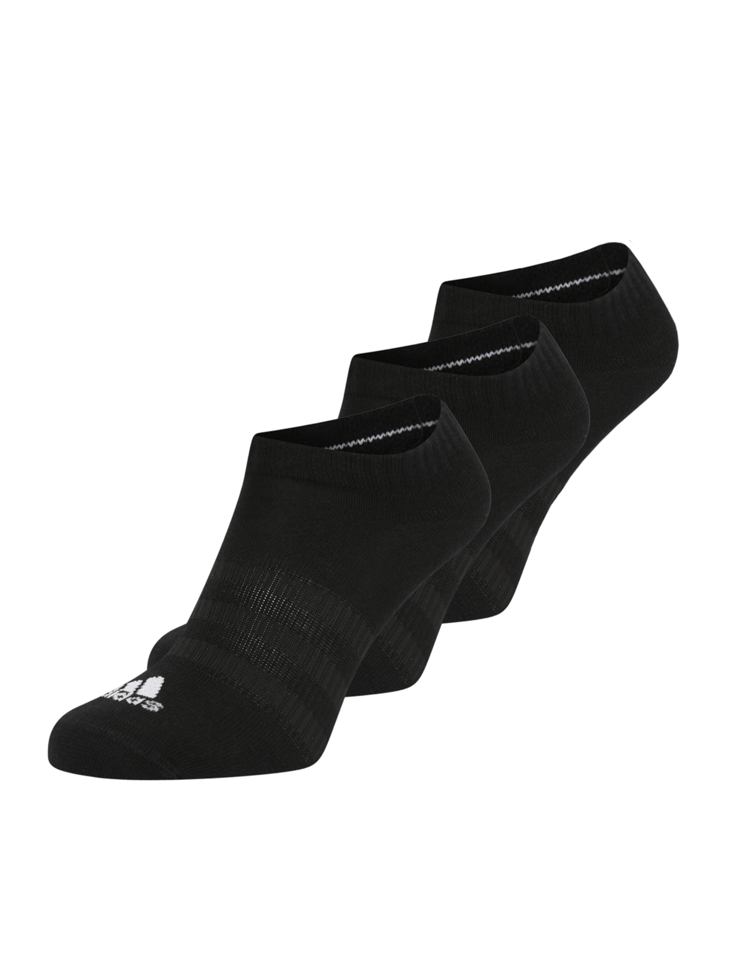 ADIDAS PERFORMANCE Αθλητικές κάλτσες 'Thin and Light Sportswear Low-Cut 3 Pairs' σε μαύρο: μπροστά