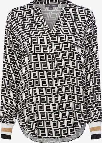 Franco Callegari Bluse in Schwarz: Vorderseite