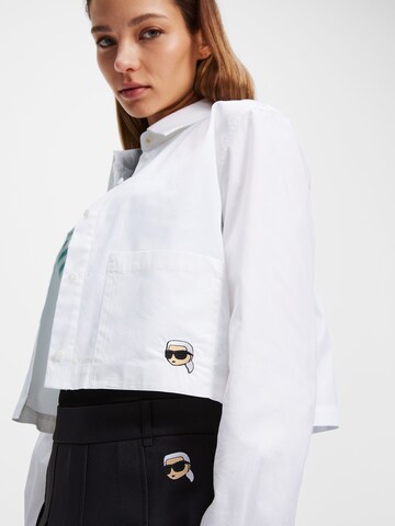 Chemisier Karl Lagerfeld en blanc