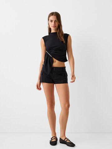 Bershka Top in Zwart