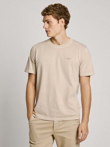Pepe Jeans Shirt 'Jacko' in Beige: front