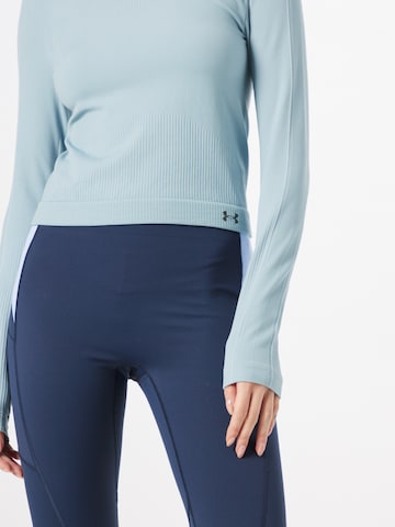 UNDER ARMOUR Funktionsbluse 'Rush' i blå