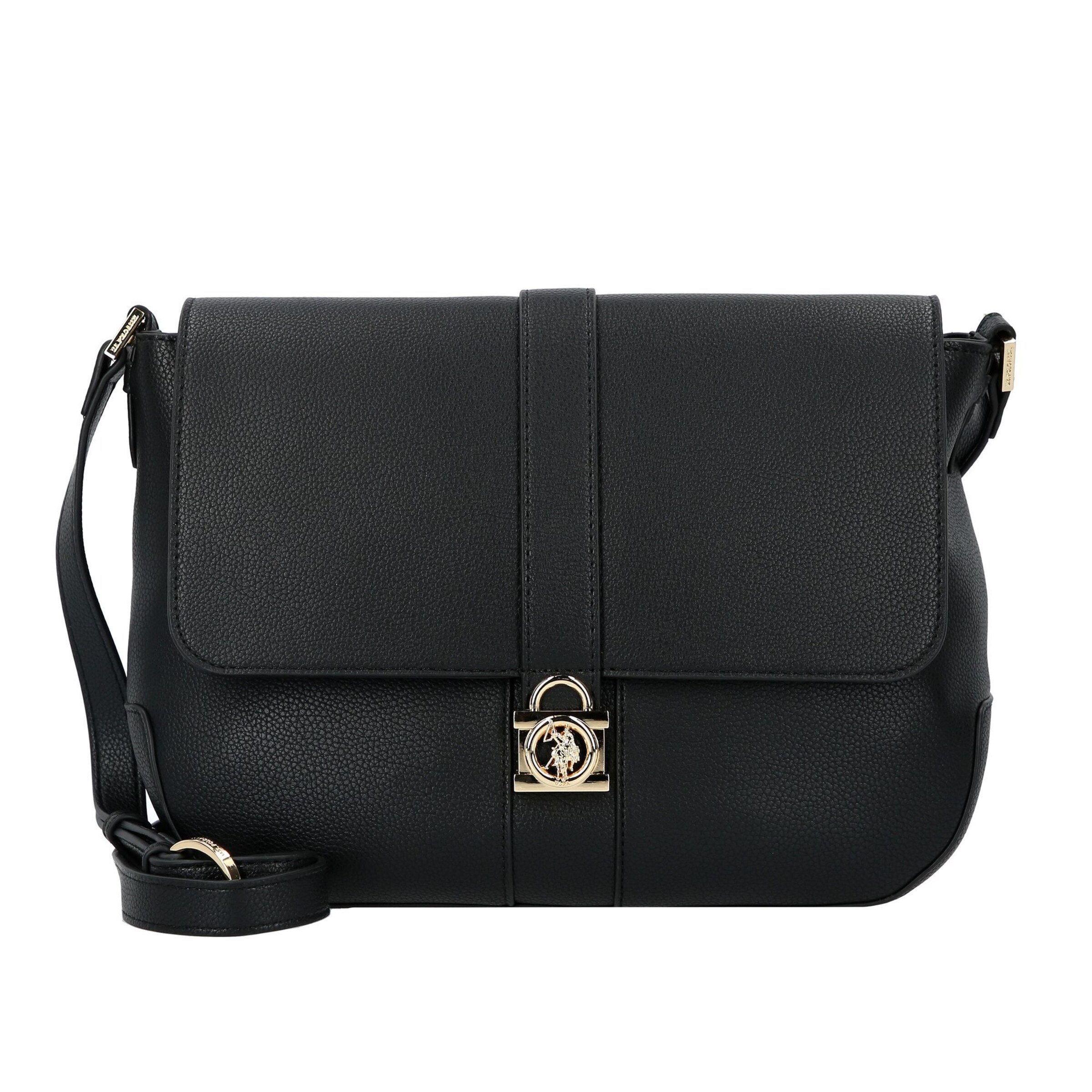 U.S. POLO ASSN. Shoulder bag 'Winterberry' in Black: front
