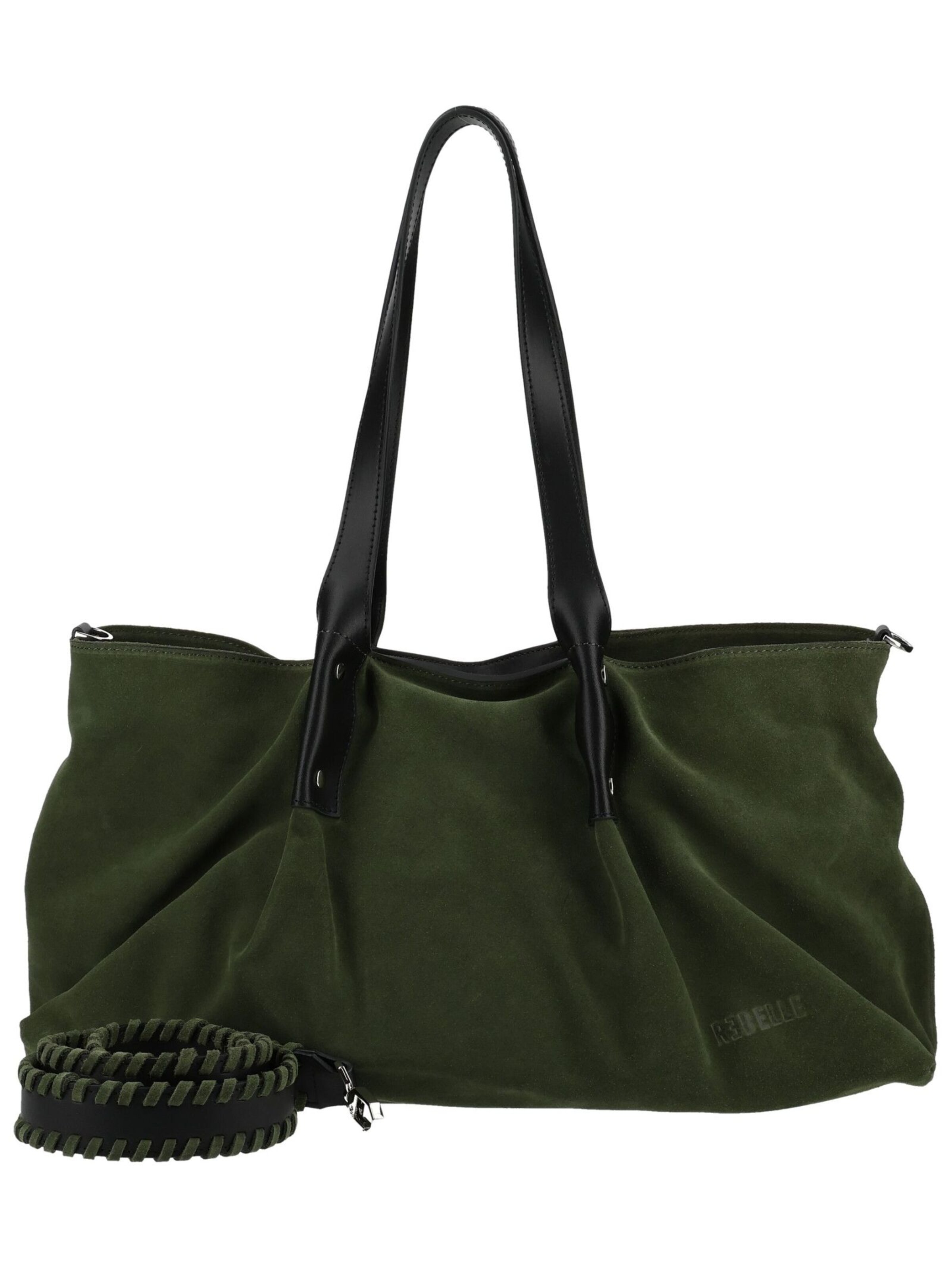 Rebelle Shopper in One Size in dunkelgrün, Produktansicht