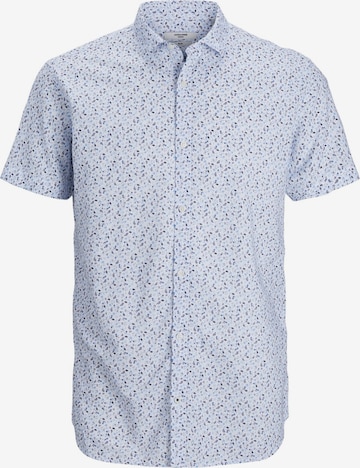 JACK & JONES Regular Fit Hemd 'Summer Blackpool' in Blau: predná strana